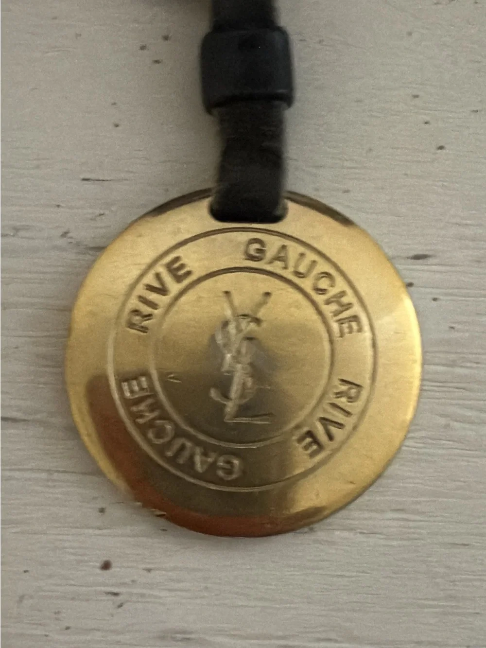 Yves Saint Laurent  Rive Gauche Vintage Rare Key chain